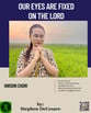 Our Eyes Are Fixed On The Lord Unison choral sheet music cover